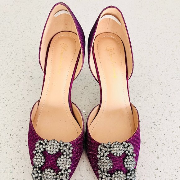 women Heels, size 7 EU 23.5 - Picture 2 of 4